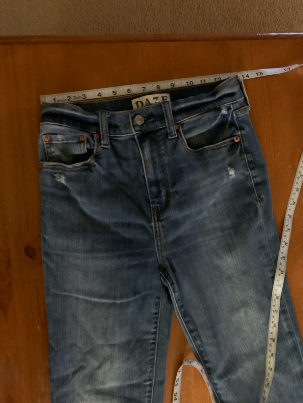 DAZE REPREVE Blue Straight-Leg Jeans - Picture 6 of 12